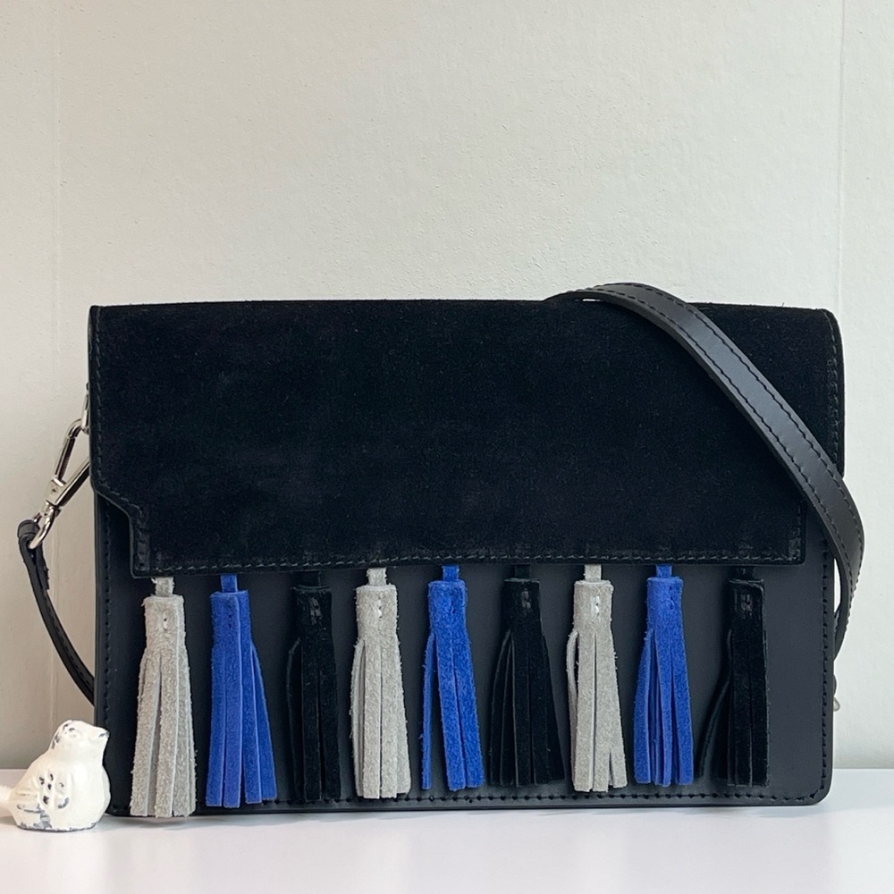 Vera Pelle Genuine Leather Clutch Crossbody